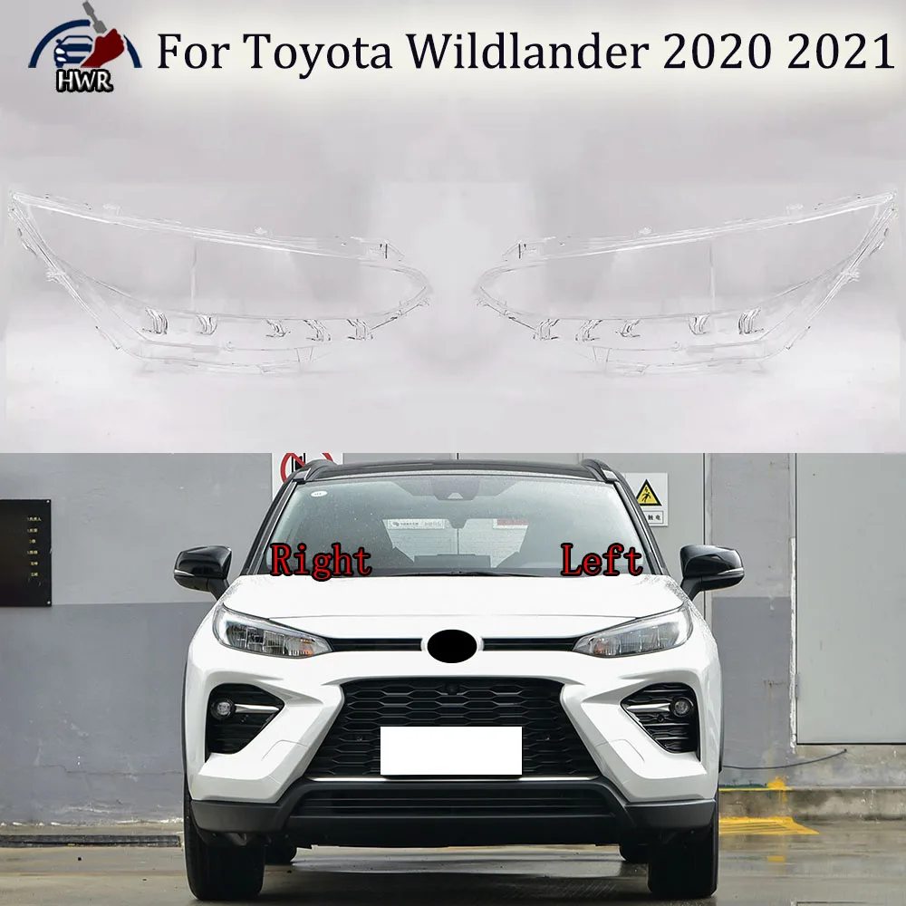 Для Toyota Wildlander 2020 2021 крышка передней фары автомобиля прозрачный корпус линза