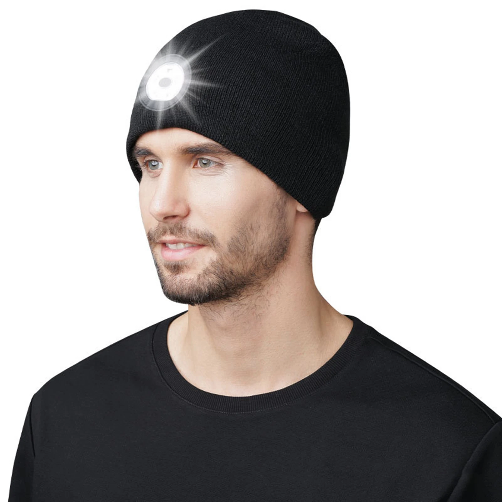 

Multifunction Fashion Hot Hands Free 4 LED Headlamp for Outdoor Sports Wear