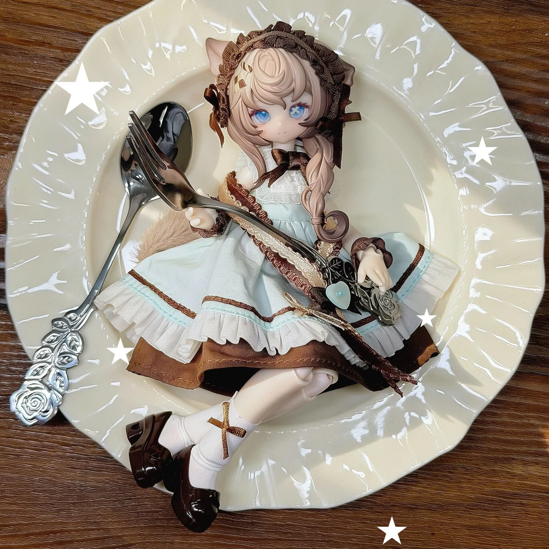 Фото Оригинальная коллекционная фигурка Inedible Doll Meow 3 Series 1/8 BJD, безуэталличная кукла в закрытой коробке, модель для декора рабочего стола, подарок №5