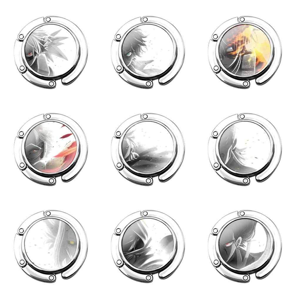 

Складной крючок для кошелька для женщин, настольная Сумочка для хранения, складной декоративный крючок для стола, классный крючок моя геройская академия