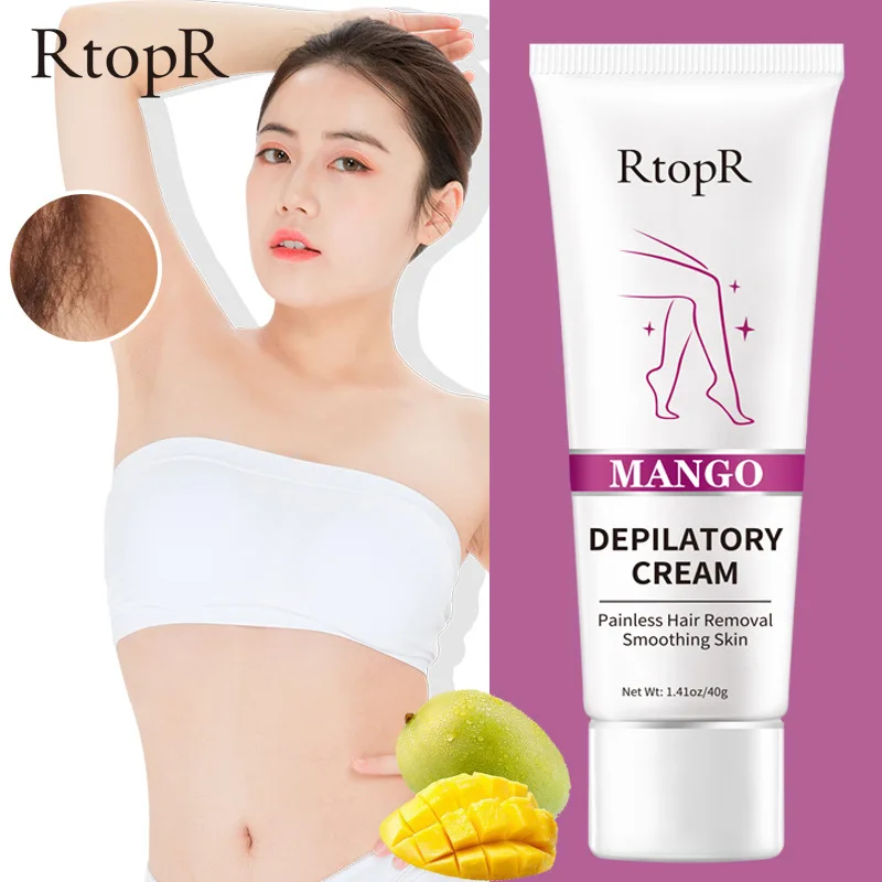 

Mango Depilatory Cream Body Painless Effective Hair Removal Cream for Men and Women Whitening Hand Leg Armpit Hair Loss Product