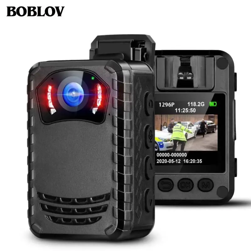 

BOBLOV N9 мини-камера для тела Full HD 1296P маленькие портативные Полицейские камеры ночного видения Поддержка 256G DVR камера Прямая поставка