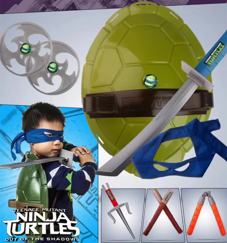 Черепашки-ниндзя реквизит для косплея оружие черепаха игрушки аниме-фигурка Лео