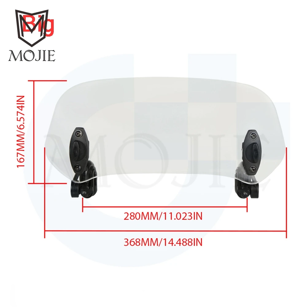 Фото Удлинитель ветрового стекла для мотоцикла, спойлер, дефлектор ветрового стекла для Honda Goldwing 1500 GL1500 GL1800 GROM/MSX125 CBR400RR №4
