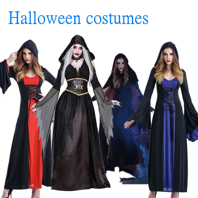 

Dark Vampire Witch Scary Witch Ghost of death COS costume party Halloween costumes