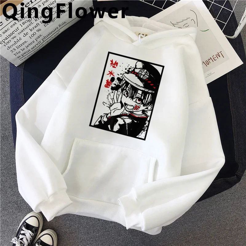 

Худи hanako kun, Мужская Готическая аниме одежда, мужской эстетический пуловер