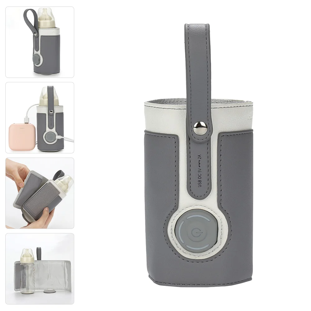 

Portable Heaters Bottle Warmer Portable Travel Outdoor Portable Water Warmer Pu Brew Bottle Warmer Mother