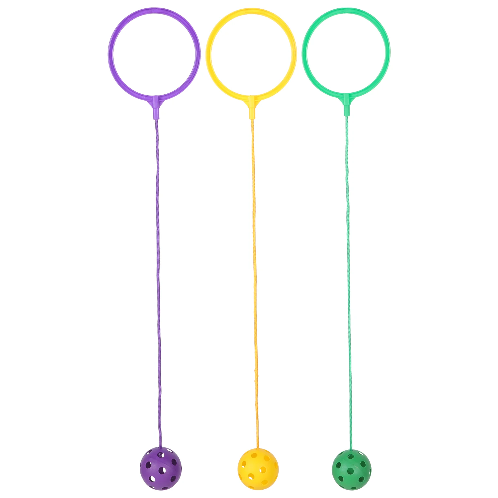

3 Pcs Fitness Game Kindergarten Jumping Ring Skipping Balls Outdoor Toys Plastic Ankle Adult