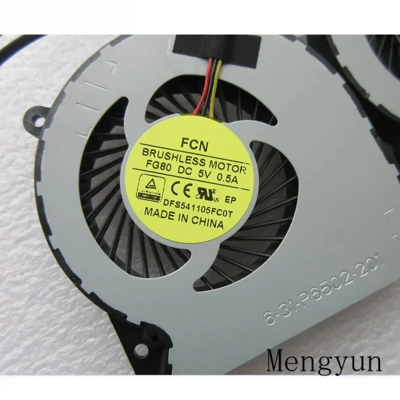 Новый оригинальный охлаждающий вентилятор для ноутбука с графическим