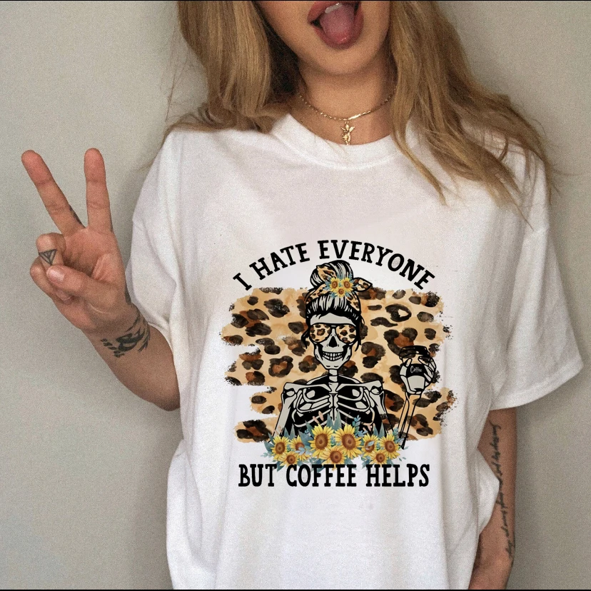 

Women T-shirts Leopard Love Style Ladies Fashion Clothing Short Sleeve Cartoon Clothes O-neck 2022 Female Tee Graphic Tshirt