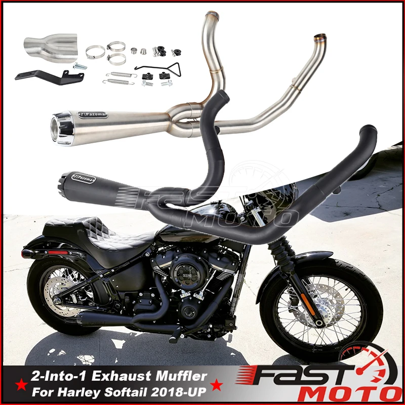 Выхлопная труба из нержавеющей стали тепловой экран для Harley Low Rider FXLR FXLRST FXLRS FXRST