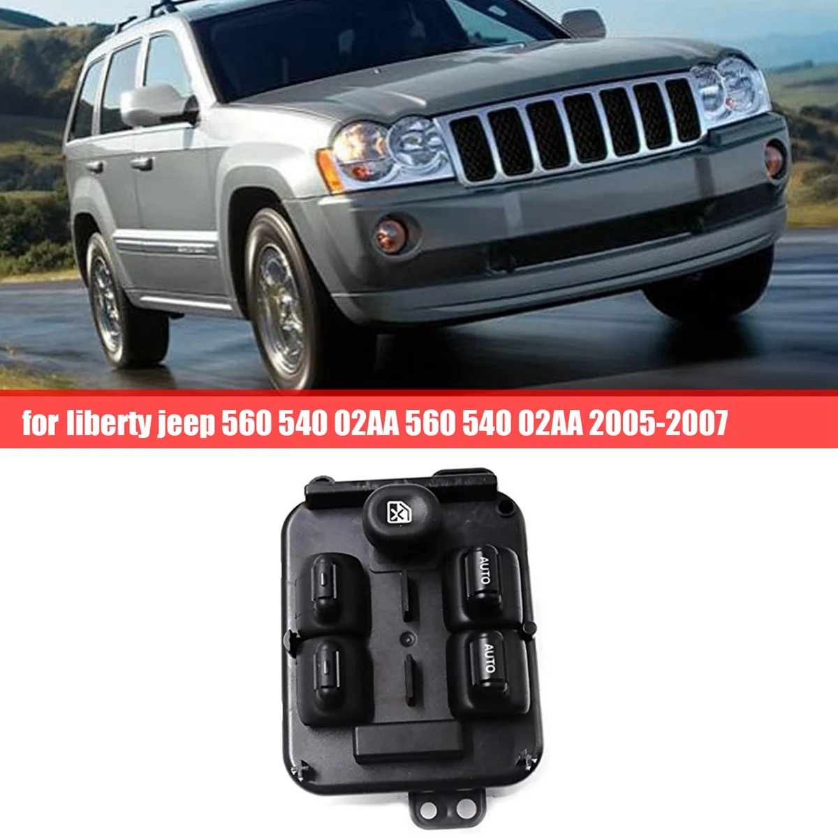 

56010677AA переключатель стеклоподъемника для Dodge Liberty Jeep 560 540 02AA 560 540 02AA 2005-2007