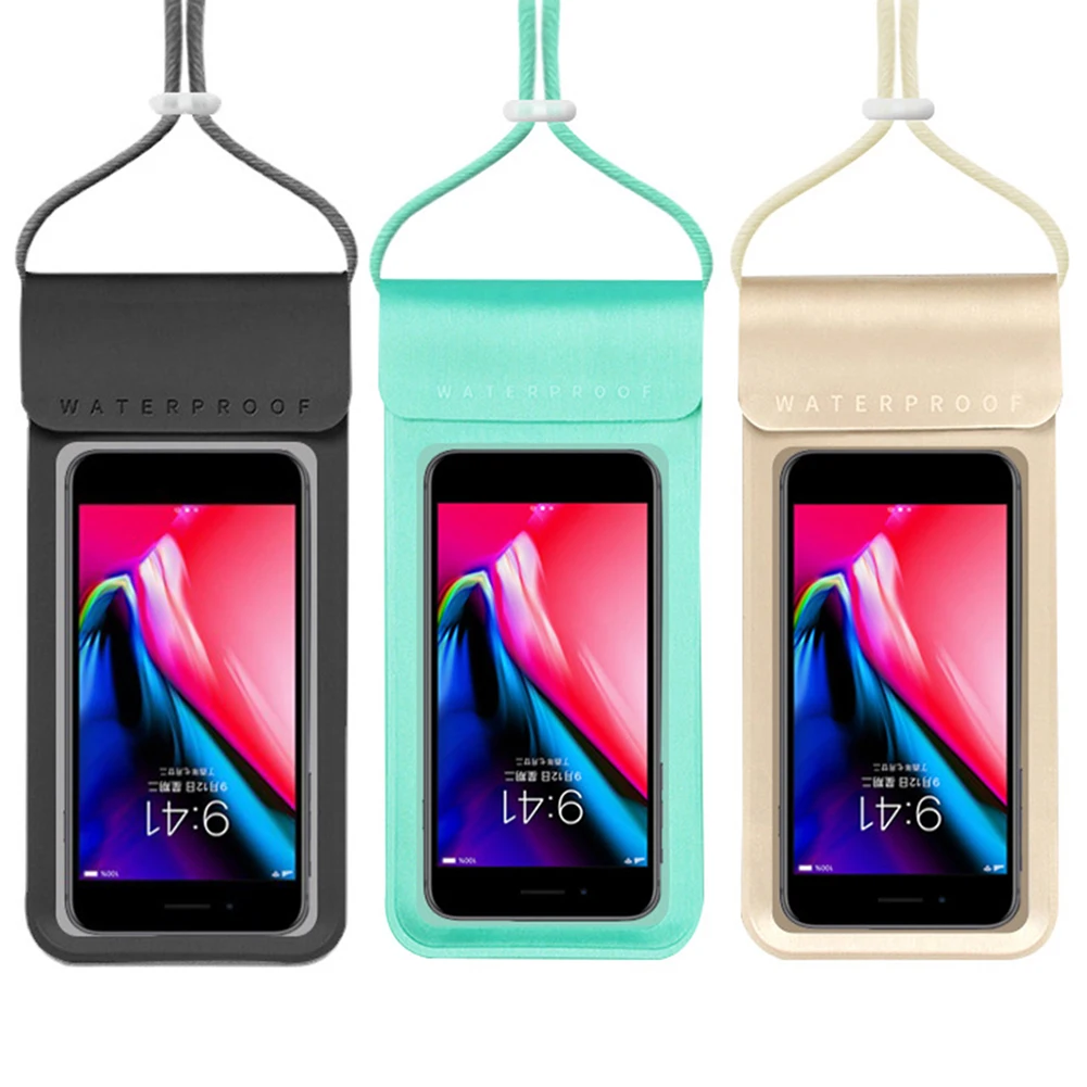 

Waterproof Protective Phone Case Diving Drifting Swimming Underwater Touch Screen Mobile Phone Cover Pouch Bags with Lanyard