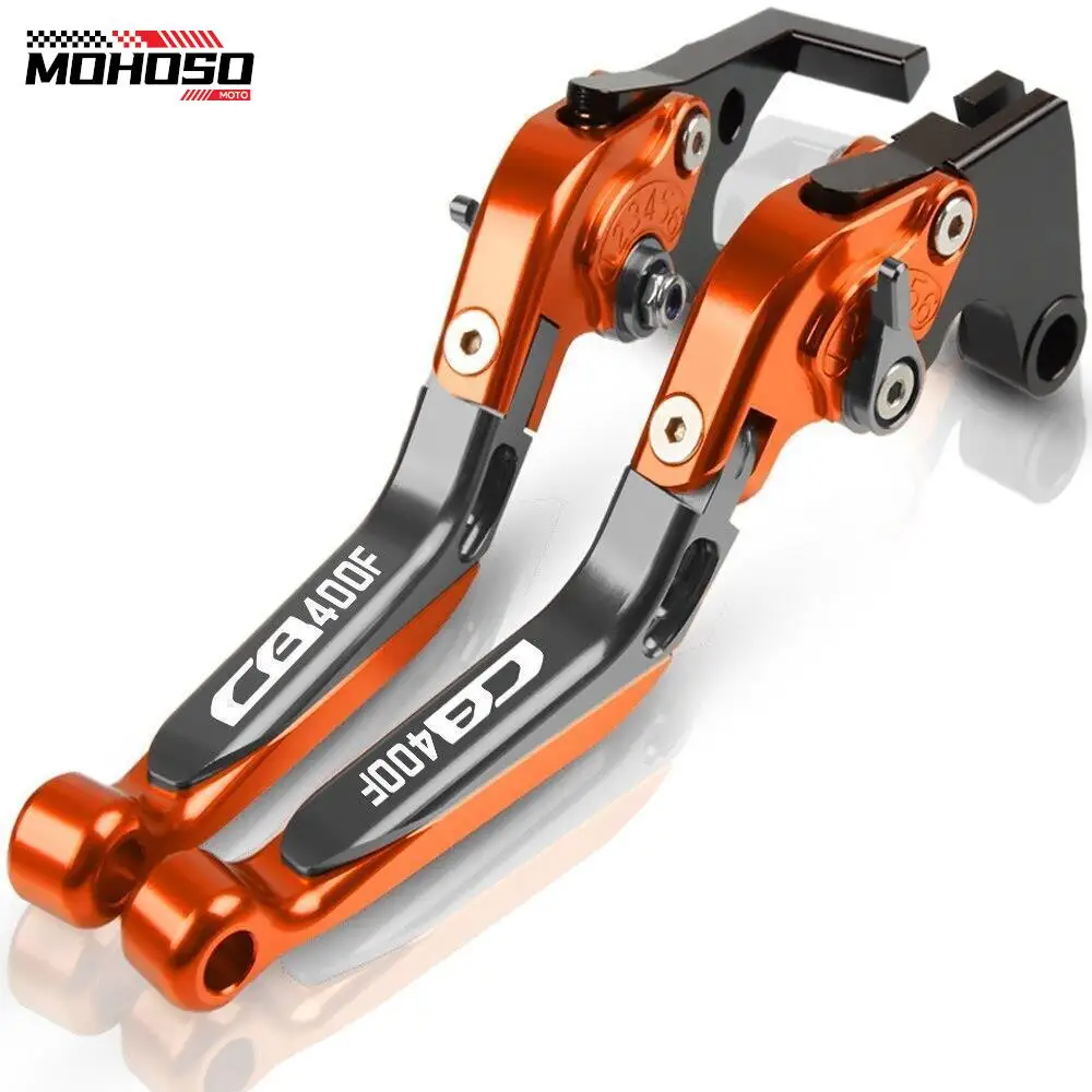 

Motorcycle CNC Brakes Adjustable Folding Extendable Clutch Brake Handle Levers CB1 CB400F 1989 1990 1991