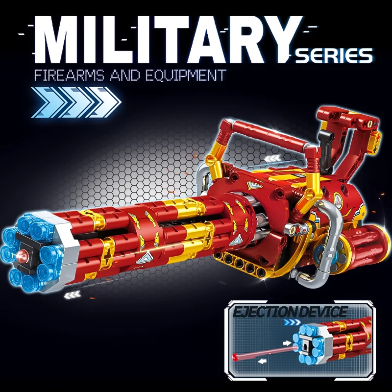 Строительный блок AK 47 пистолет с емкостью для огня собранная игрушка серии M4A1