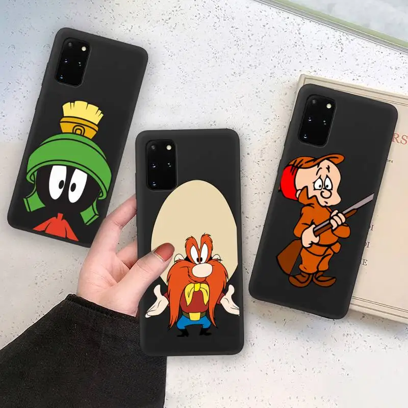 

Marvin the Martian Elmer Fudd Phone Case For Samsung Galaxy Note20 ultra 7 8 9 10 Plus lite M21 M31S M30S M51 Soft Cover