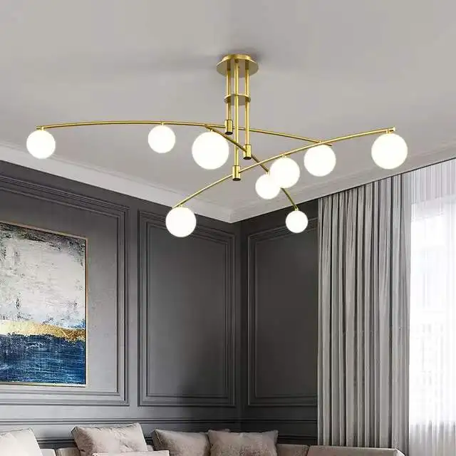

Modern LED Chandelier Lighting Fixtures Hanging Lamp For Living Room
