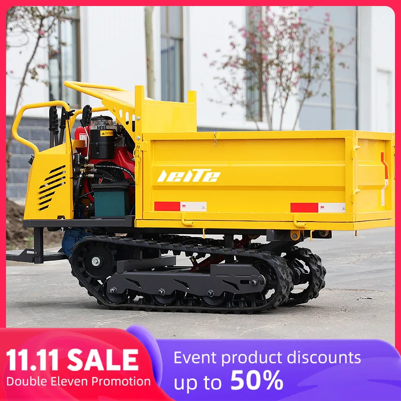 Маленький самосвал гусеничный высокое качество дешевый мини-самосвал 800 кг 4x4