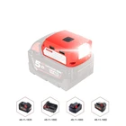 Адаптер аккумулятора для Milwaukee 18V M18, источник питания с двумя USB-портами 5V2.1A DC, 12V2A, светильник КА для обогреваемой куртки