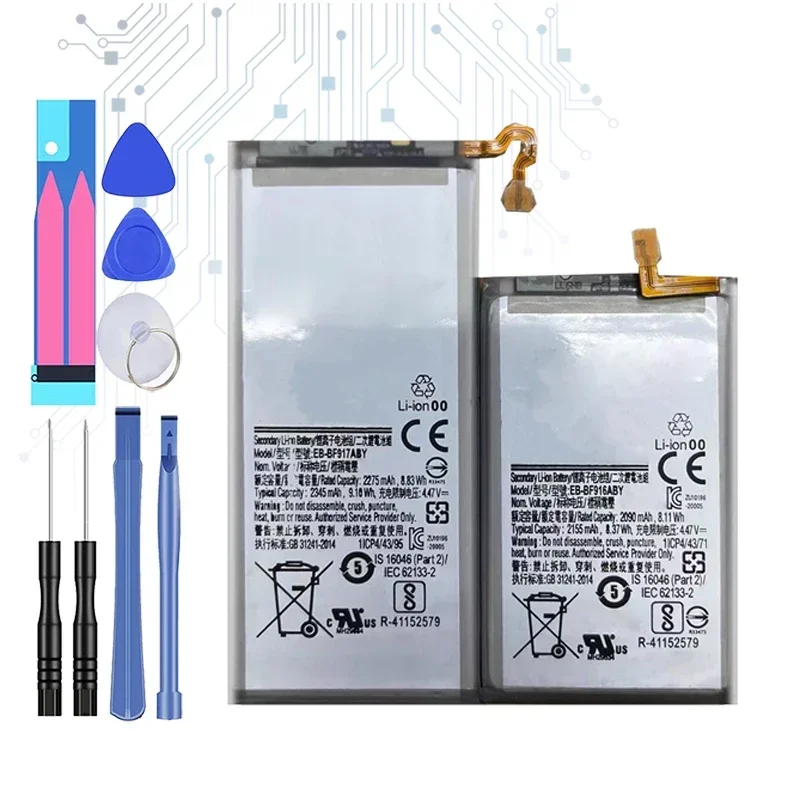 EB-BF916ABY EB-BF917ABY сменная батарея для Samsung Galaxy Z Fold2 fold 2 5G 2090mAh/2275mAh портативные батареи