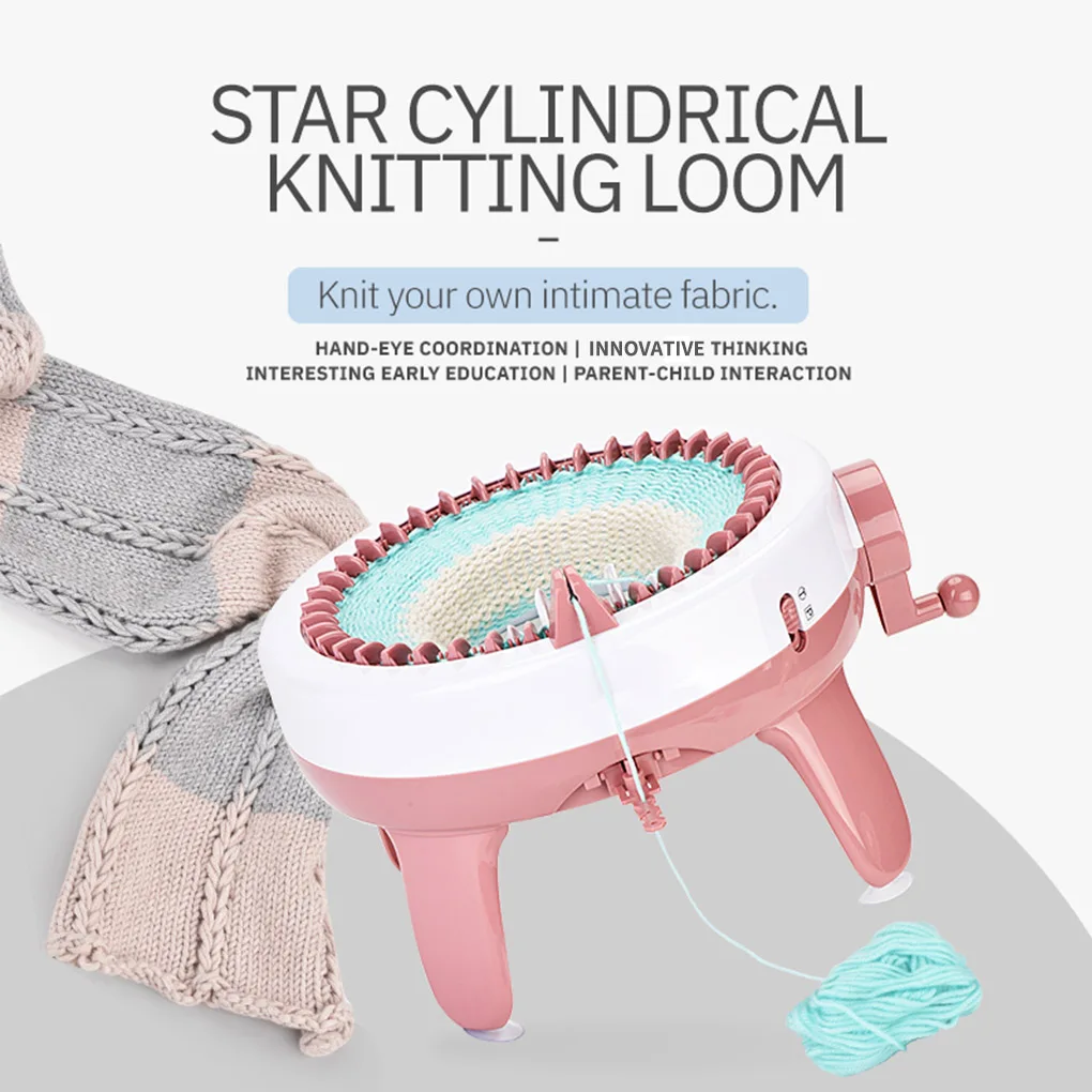 

Round Loom Weaving Machine Sweater/Hat/Scarf /Gloves/Socks Knitting Machine Loom Kit for Adults Kids Christmas Gift