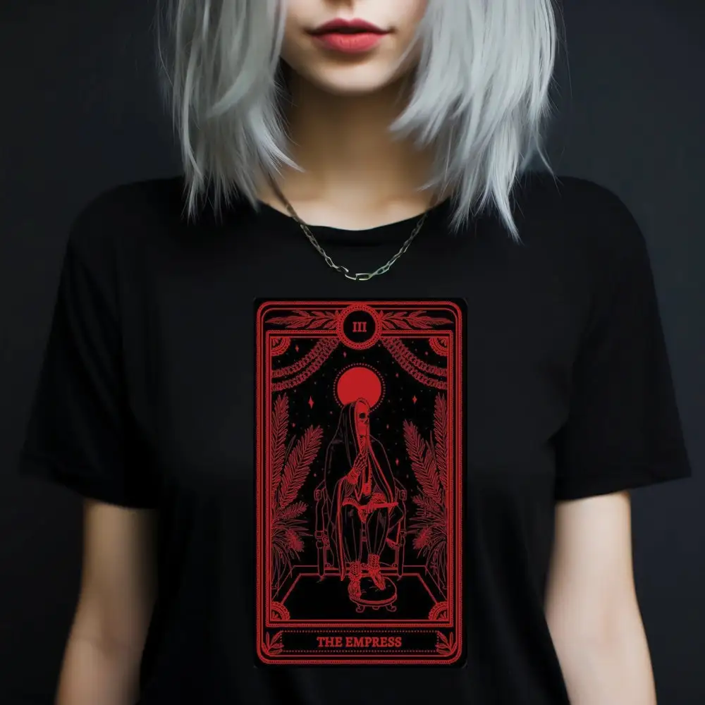 Футболка Empress мужская женская хлопковая Таро-карта рождение рост воздействие
