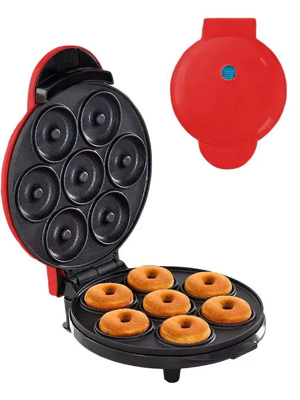 

Electric Donut Maker Household Doughnut Machine Bread Cake Bakeware Baking Pan Double-side Heating Oven Breakfast Maker