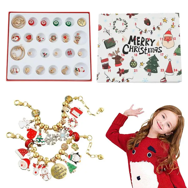 

Christmas Advent Calendar For Girls Bracelet Christmas Advent Calendar 24 Days Fun And Creative Advent Calendar For Girls Kids