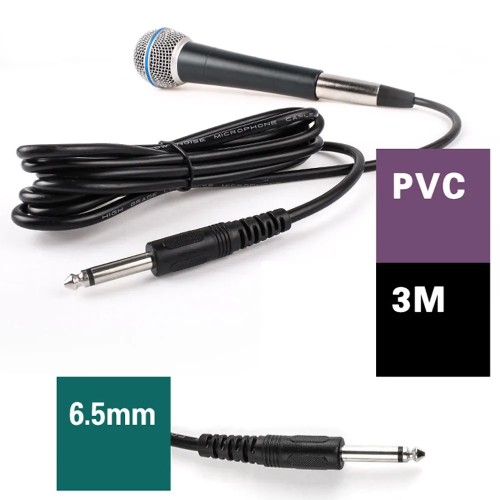 

Brand New Microphone Dynamic Handheld Mic Microphone Music Part Professional Silver Vocal Wired 23.8*10.9*6.5cm