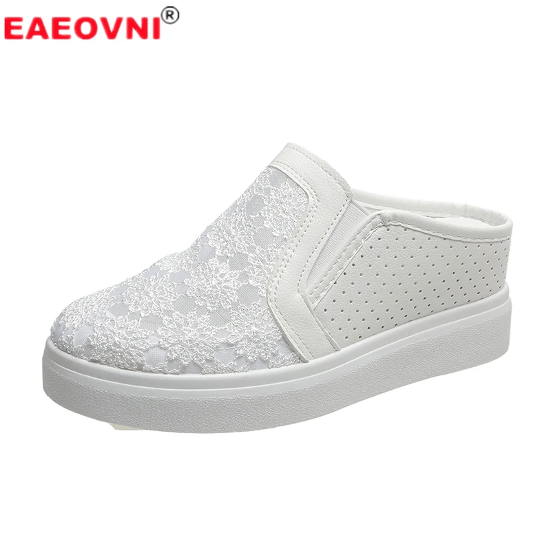 

Women's Slippers SandalS Sports Shoes Summer New Thick Soles Fashion Leather Instagram Pop Shoes Mules Women Sneaker Shoes
