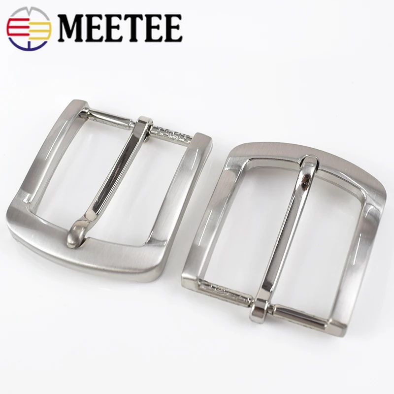 Металлическая пряжка для ремня Meetee 35 мм мужчин модные однотонные ремни пряжки с