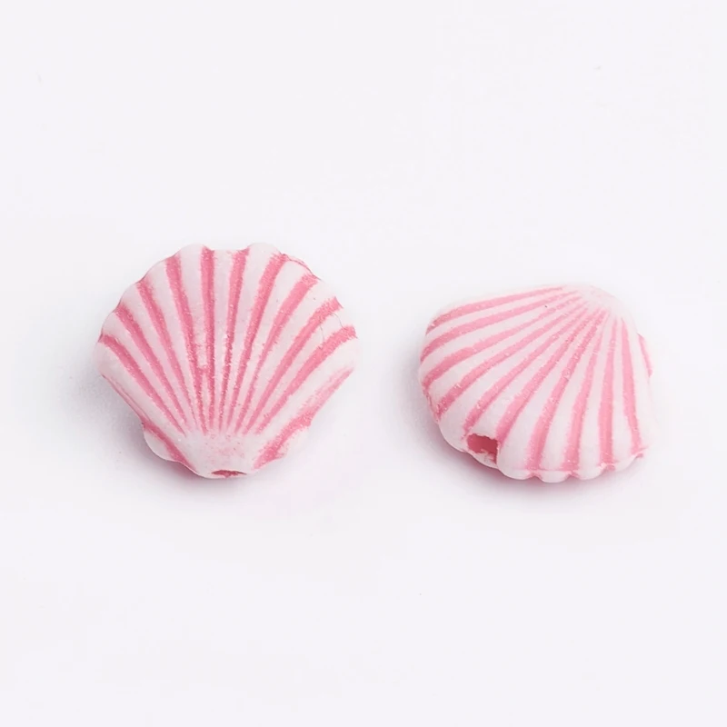 140 Шт./50 Г Акриловые Бусины Разных Цветов 10-15x11x4-5 Мм С Отверстием 2