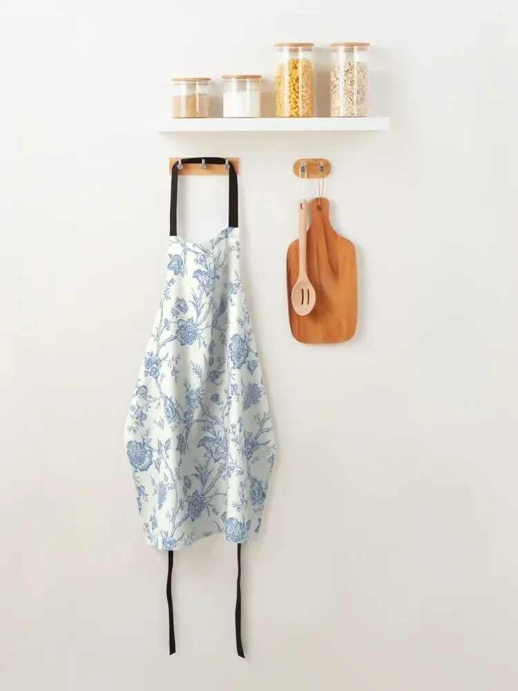 Фартук Blue Bird Toile Kitchen Man на заказ женский кухонный фартук с аксессуарами для кухни