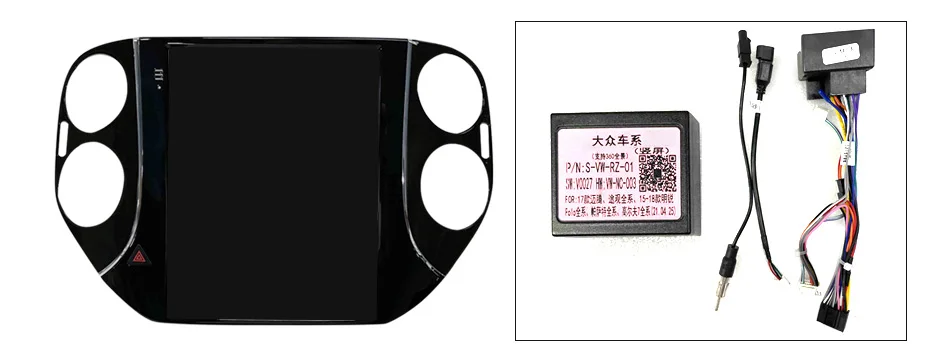 Автомобильный радиоприемник IPS DSP Android 11 с 4 3-дюймовым экраном для VW Volkswagen Tiguan 9 7-2010