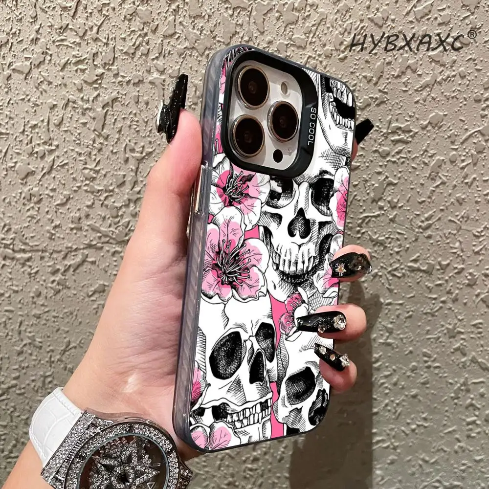 Фото Мягкий чехол-накладка с принтом черепа для Xiaomi Poco C85 X3 NFC C71 F4 F5 F3 X4 X3 Pro №4