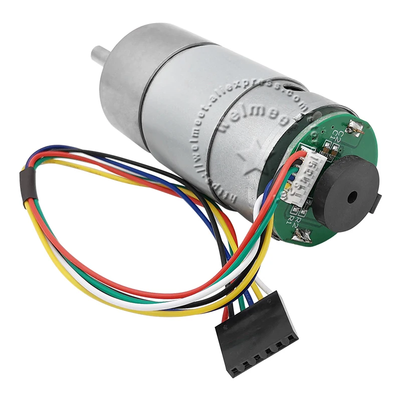 12 В постоянного тока, металлическая шестерня, турборедуктор с обраотзывы Ю с датчиком Холла