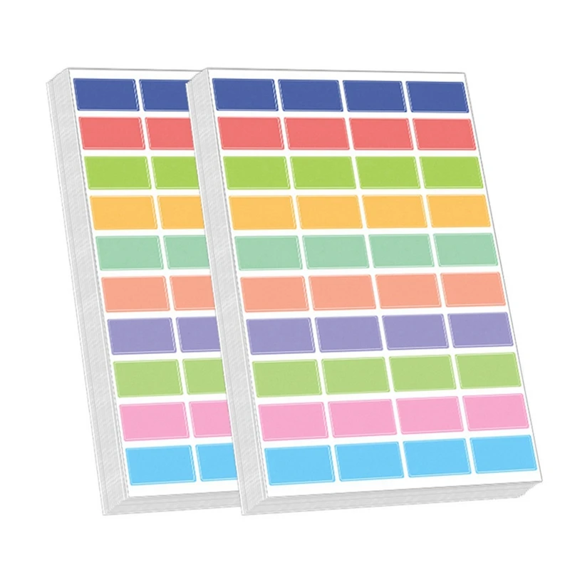 

1 Набор детских бумажных наклеек с именем для ручек, ярлыков, многоцветных, 15X30 мм, постоянные и самоклеящиеся