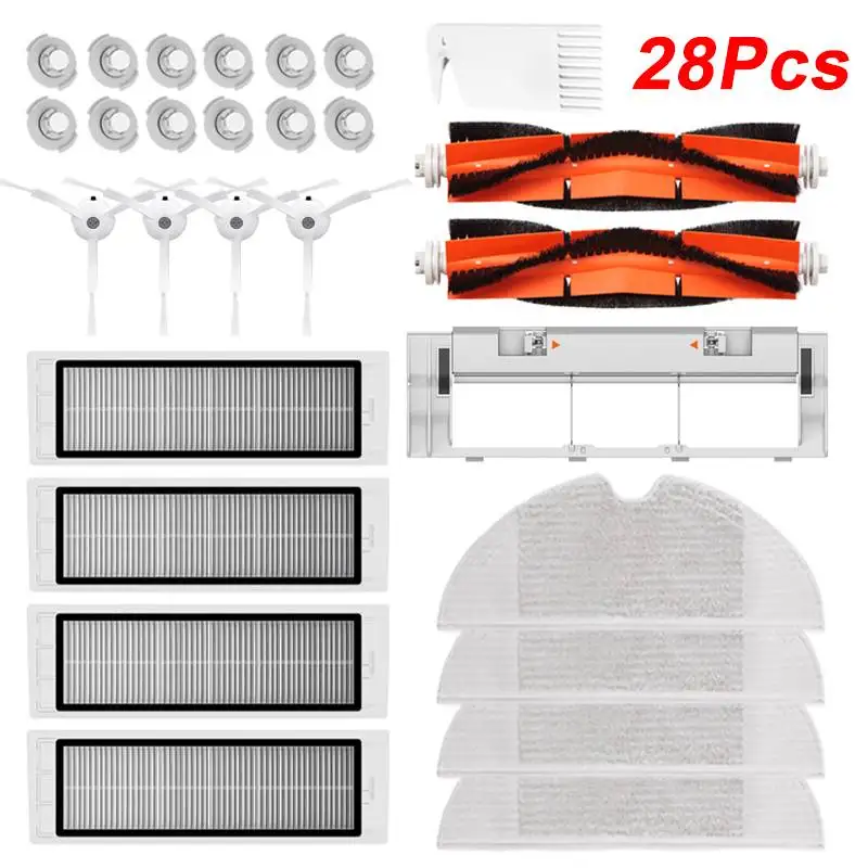 

5/7/8/12/28pcs HEPA Filter Side Brush Main Brush for Xiaomi 1s MI Robot Vacuum Cleaner RobotS50 S5max Vacuum Cleaner Accessories