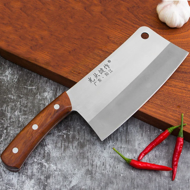 Новые высококачественные кухонные ножи с деревянной ручкой из нержавеющей стали
