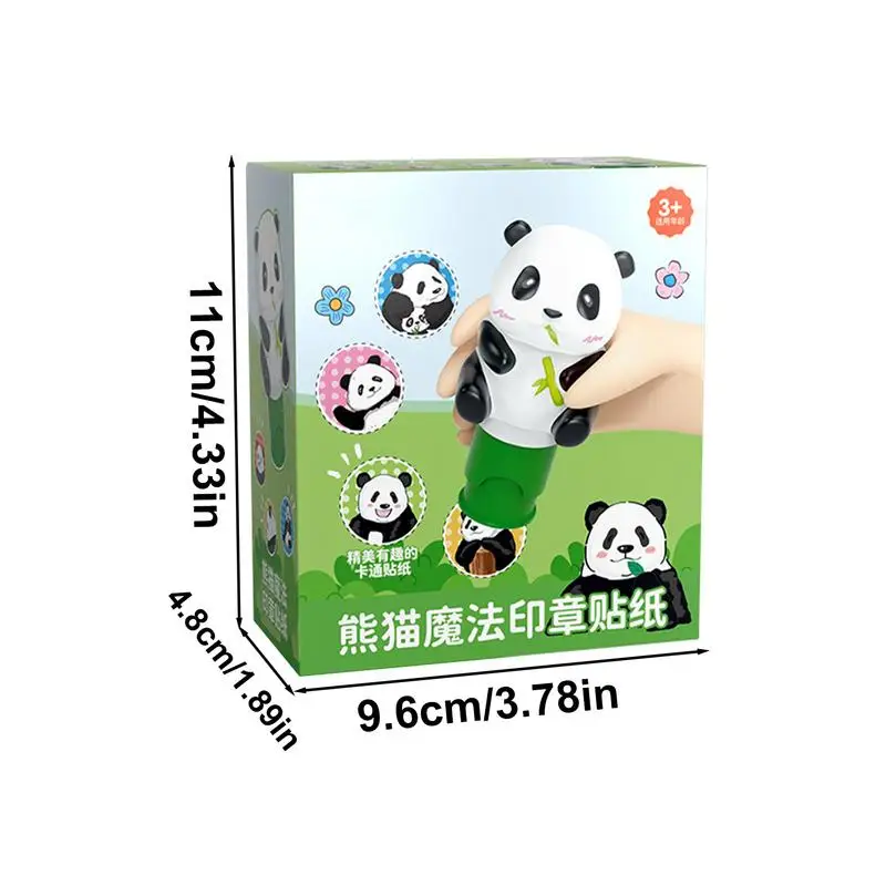 이불 naklejki dla maluchów luzem chłopiec z pandą interaktywna wczesna edukacja dzieci stempel naklejka zabawka chłopców