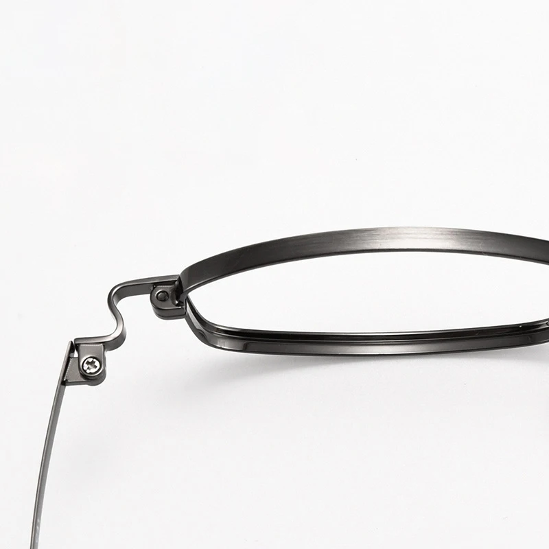 Ретро-дизайн роскошная металлическая титановая оправа для очков ультралегкие