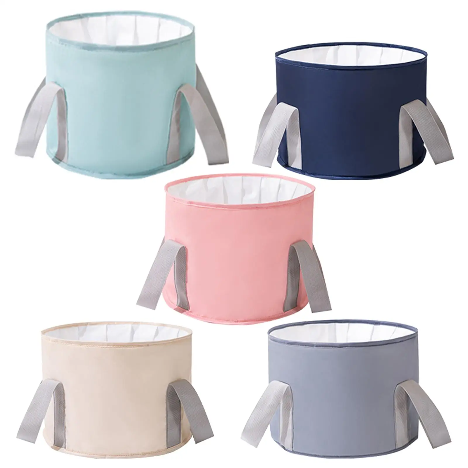 Foldable Foot Tub Portable Bath Bag Wash Basin Water Bucket 