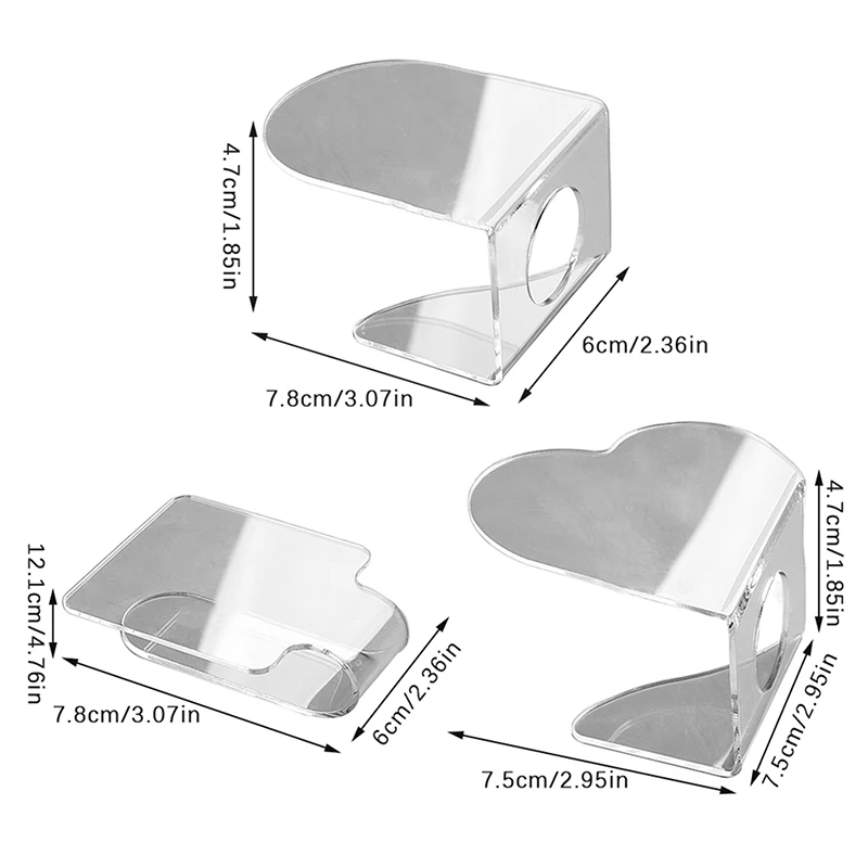 Акриловая палитра лопатка гелевая основа для маникюра тени век искусственные