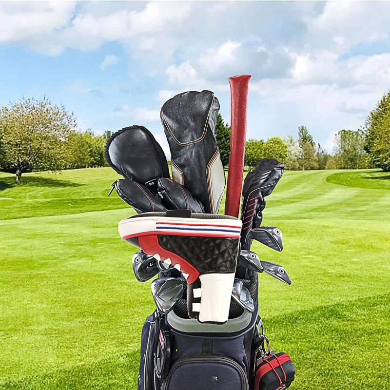Club Iron Covers Synthetic Leather Deluxe Head Cover Headcovers For Main Golf Putter Clubs
