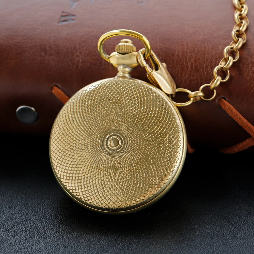 Antique Noble Knight Emblem Sign Mechanical Pocket Watch Men's Necklace Pendant Clock Retro Gentleman Gift Accessories