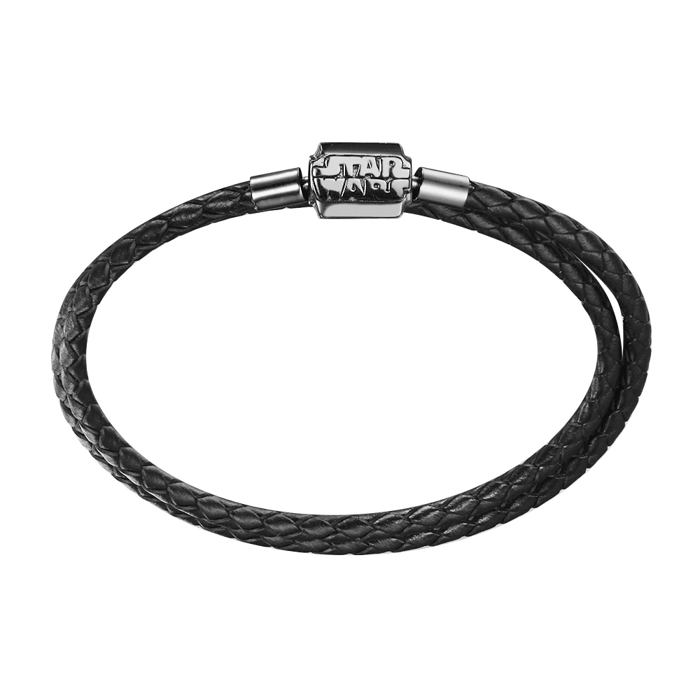 

Black Leather Bracelets For Original 925 Silver Beads & Charms Woman DIY Beacelets For Jewelry Making