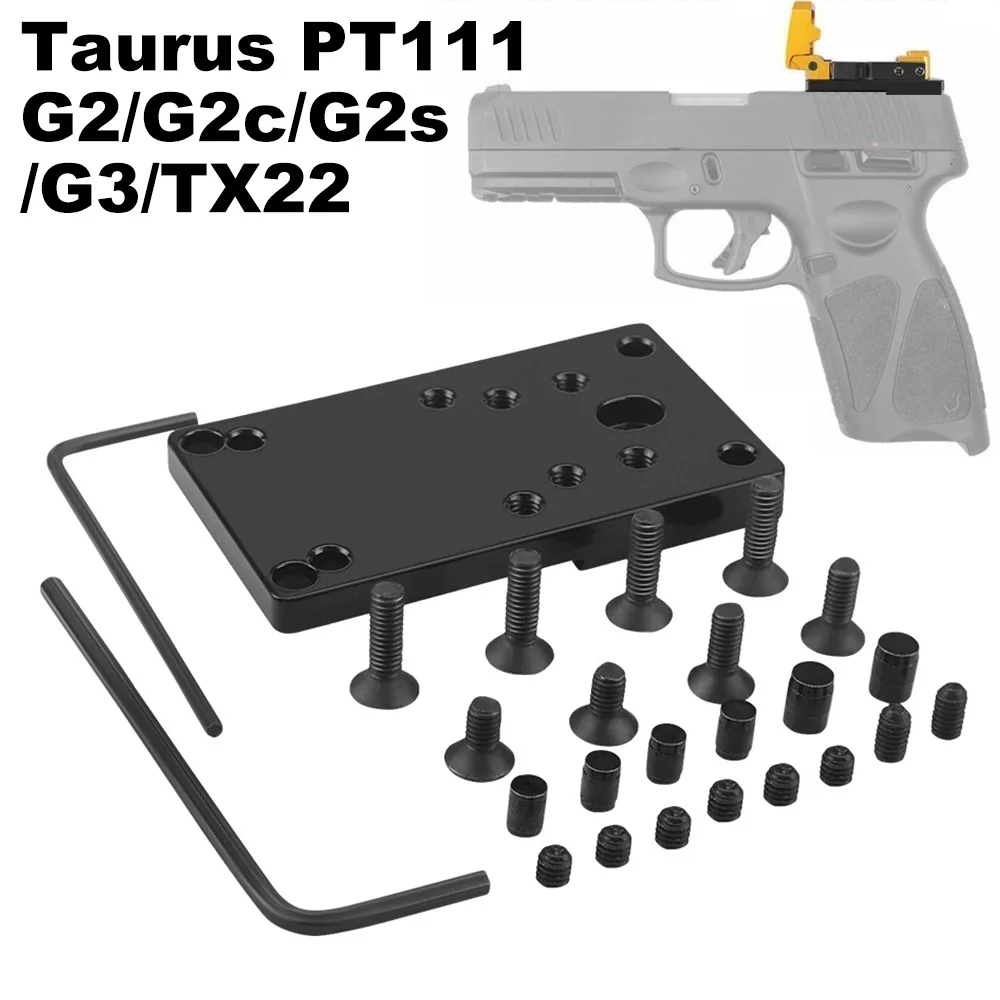 

For Taurus Original G3/PT111 G2 G2c G2s Pistol Red Dot Sight Plate Base Mount For RMR/VISM/MROS/DOCTER/ADE Accessories