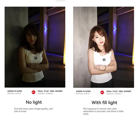 COLBOR Магнитный кольцевой светильник для Xiaomi 14 Ultra