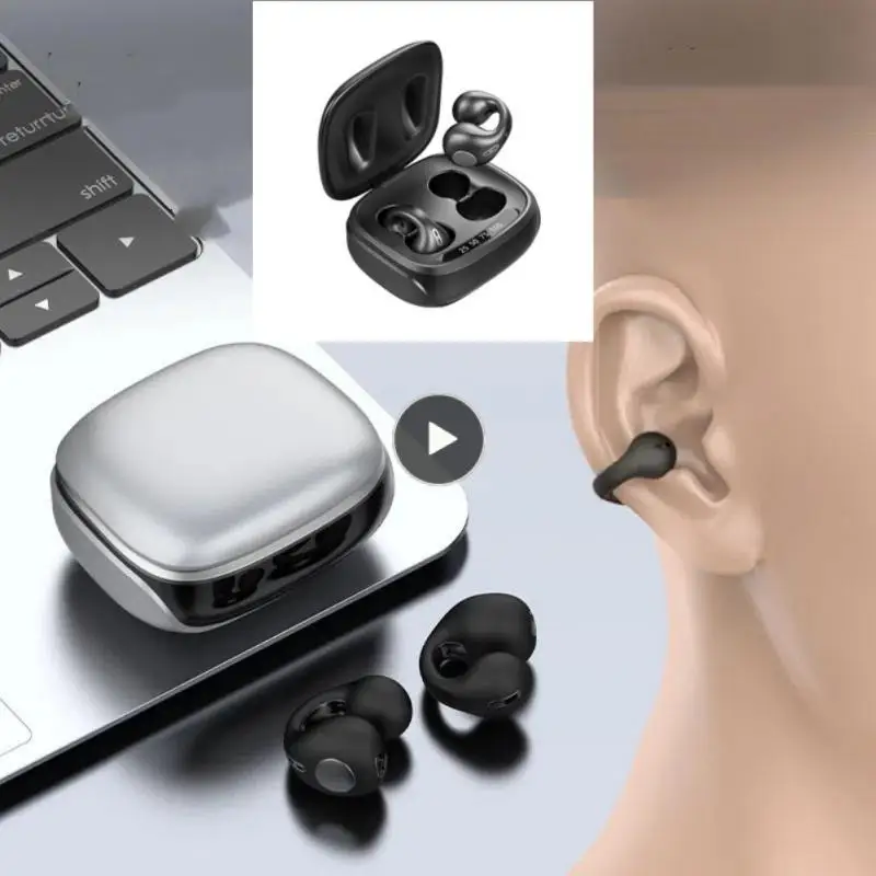 

Waterproof With Mic Wireless Earbuds Not In-ear Tws Headphone With Microphone New Bone Conduction Wireless Headset Fashionable