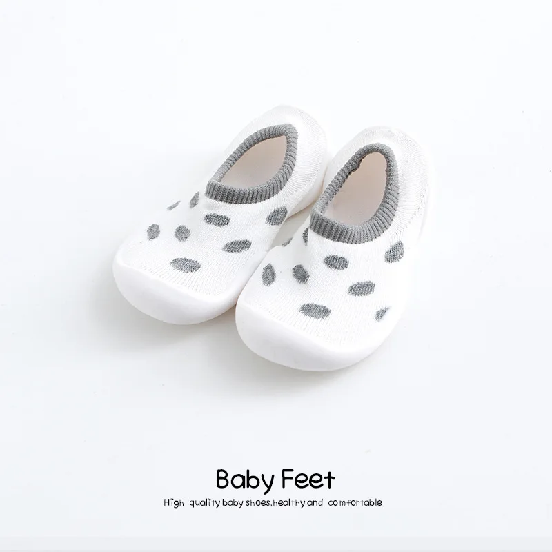 SIDAXING Baby Socks with Rubber Soles Cartoon Shoes Infant Sock Steps Anti-slip Leather Kids Floor Slippers |